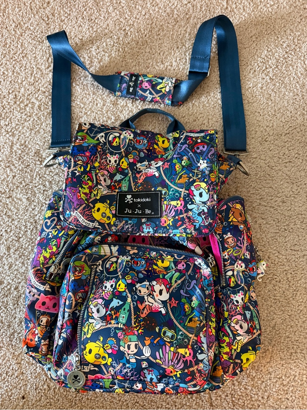 Tokidoki x Ju Ju Be Sea Amo Backpack